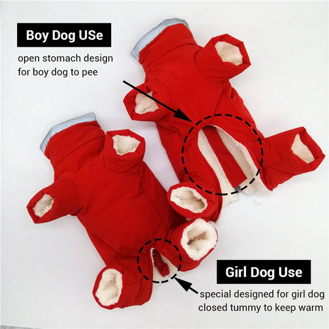 Winter Dog Jumpsuit