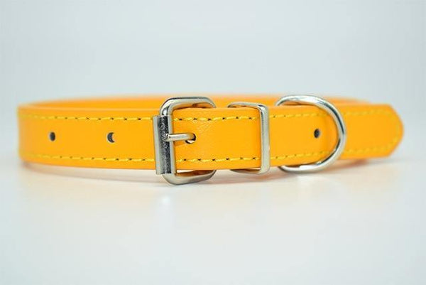 Soft Faux Leather Dog Collar 13