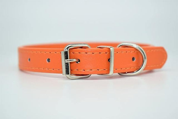 Soft Faux Leather Dog Collar 16