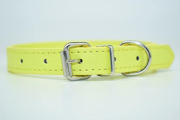 Soft Faux Leather Dog Collar 4