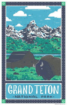 Grand Teton National Park Towel