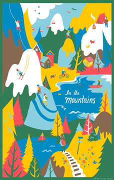 In the Mountains Towel