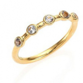 gold topaz ring, elizabeth and james, festival jewelry