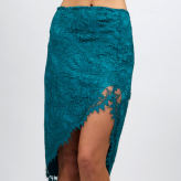 teal lace skirt, for love and lemons, festival designer