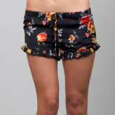 floral silk womens shorts, festival trends, vagabond