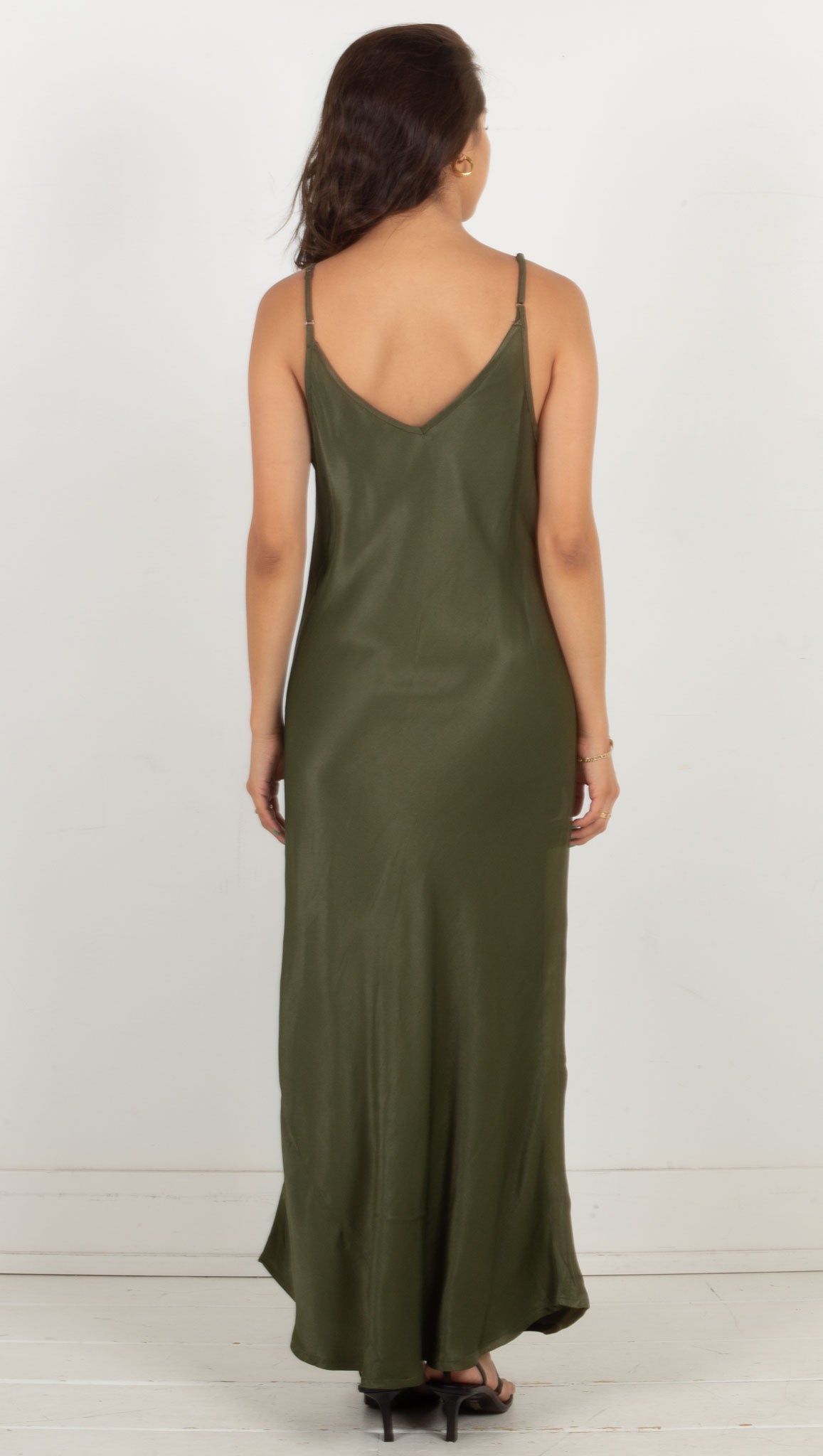 Savannah Slip Dress - Khaki