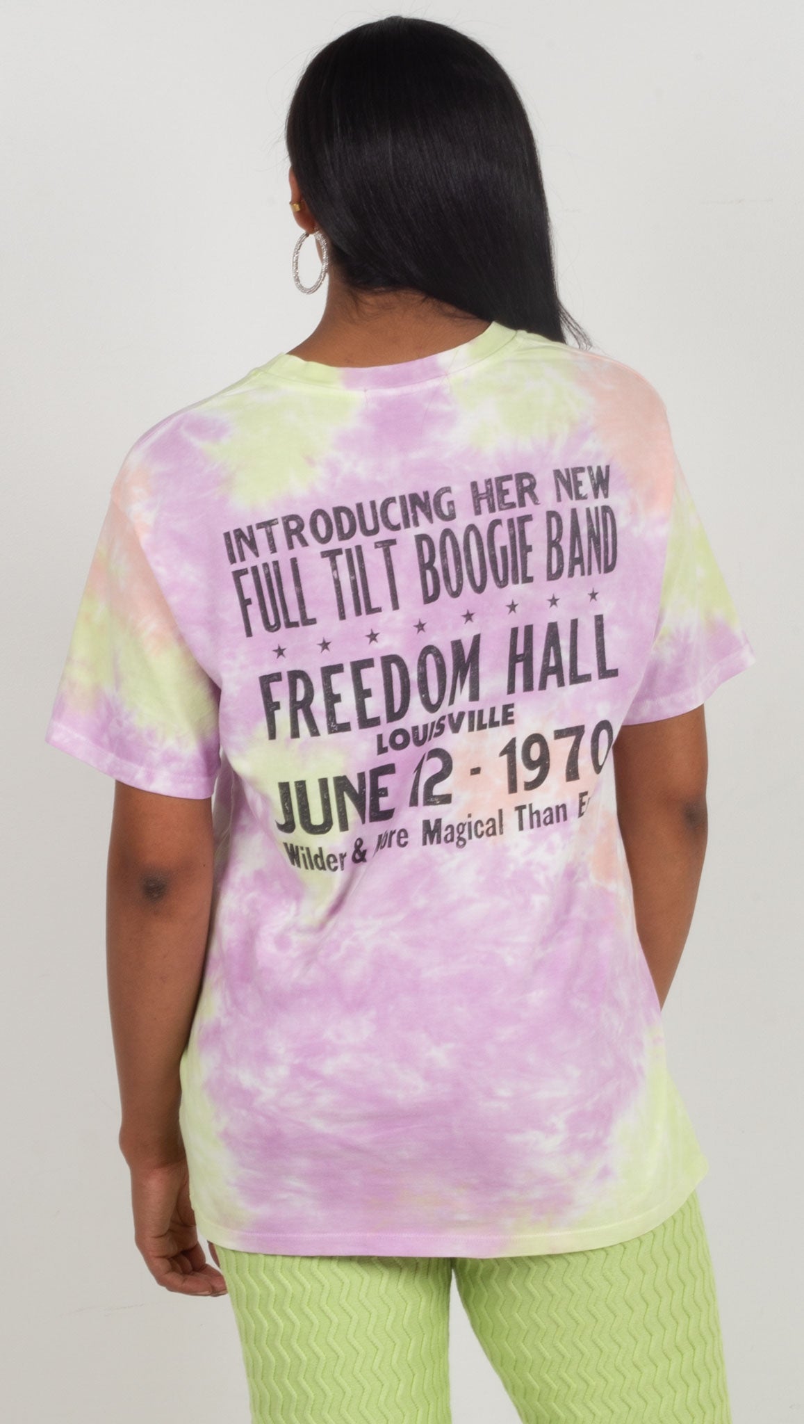 Janis Joplin Freedom Hall Weekend Tee - Tie Dye