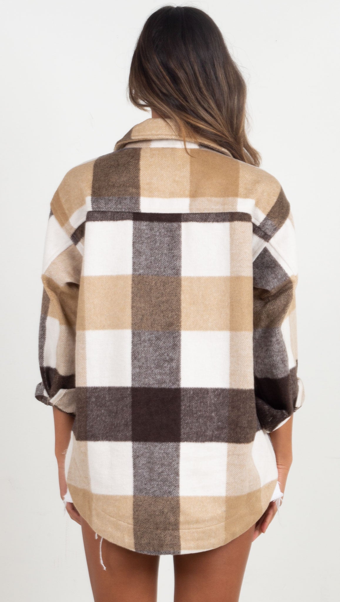 Nadia Flannel - Brown