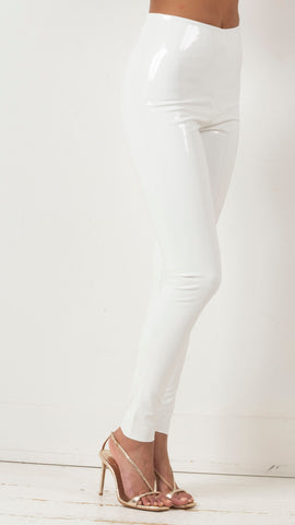 Barbarella Faux Patent Leather Shaping Legging