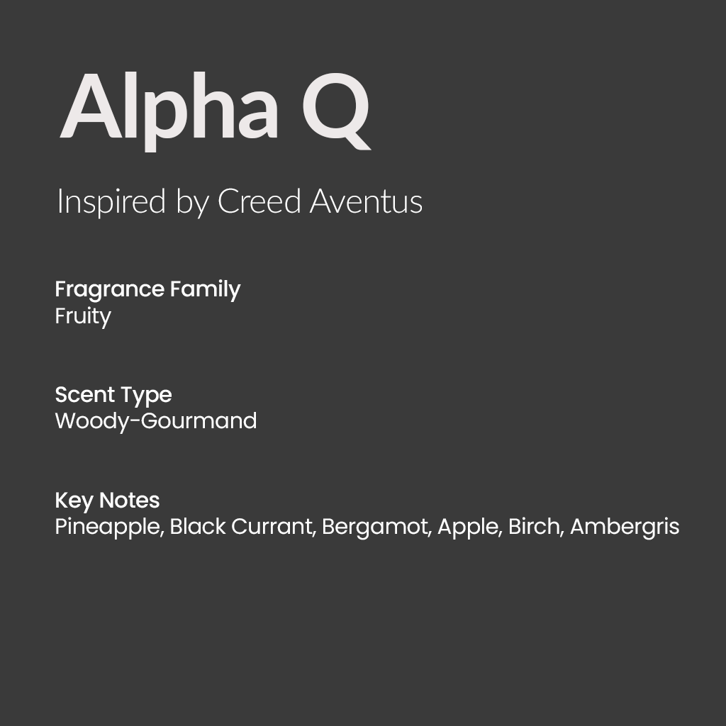 ALPHA Q Inspired by Creed Aventus