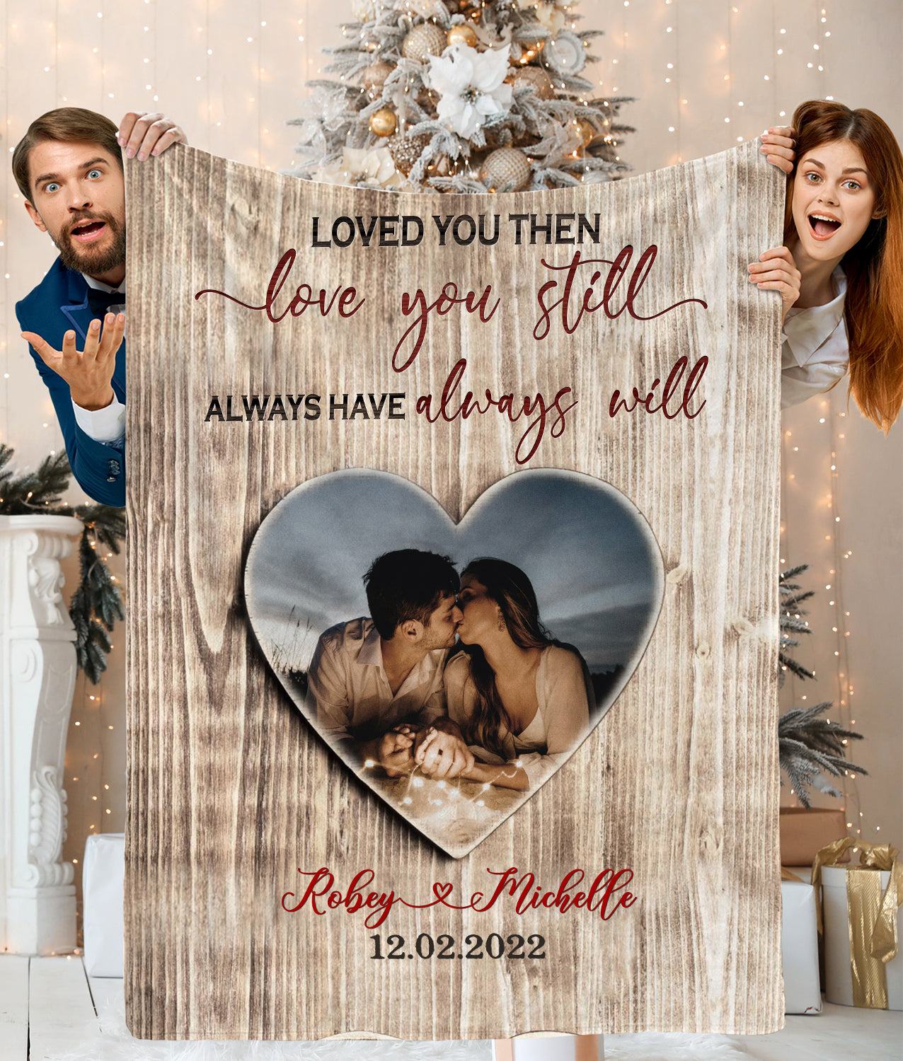 Loved You Then Love You Still Always Have Always Will Blanket, personalized  blanket for couple, Anniversary blanket for couples, personalized  anniversary cotton blanket - Wolfantique