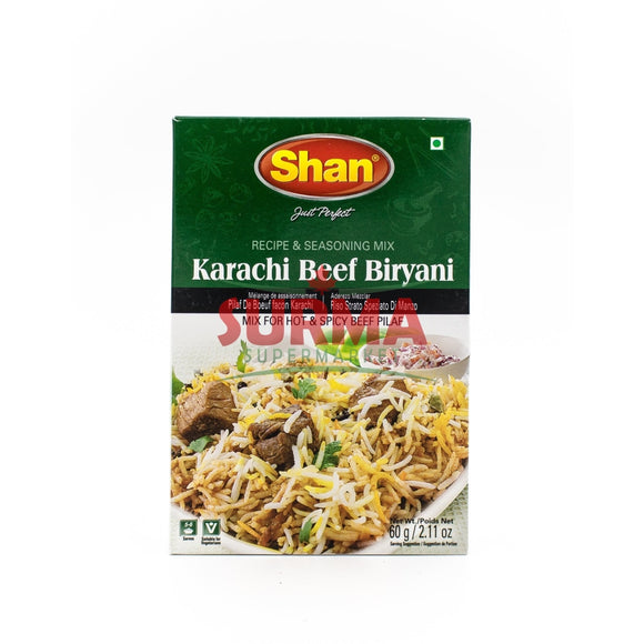 Shan Karachi Beef Biryani 2-Pack Asian Spice