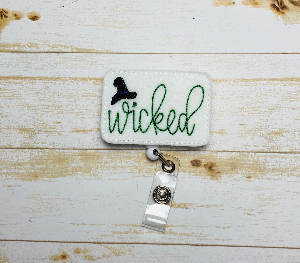 Wicked witch retractable badge reel, – tabbycatclips