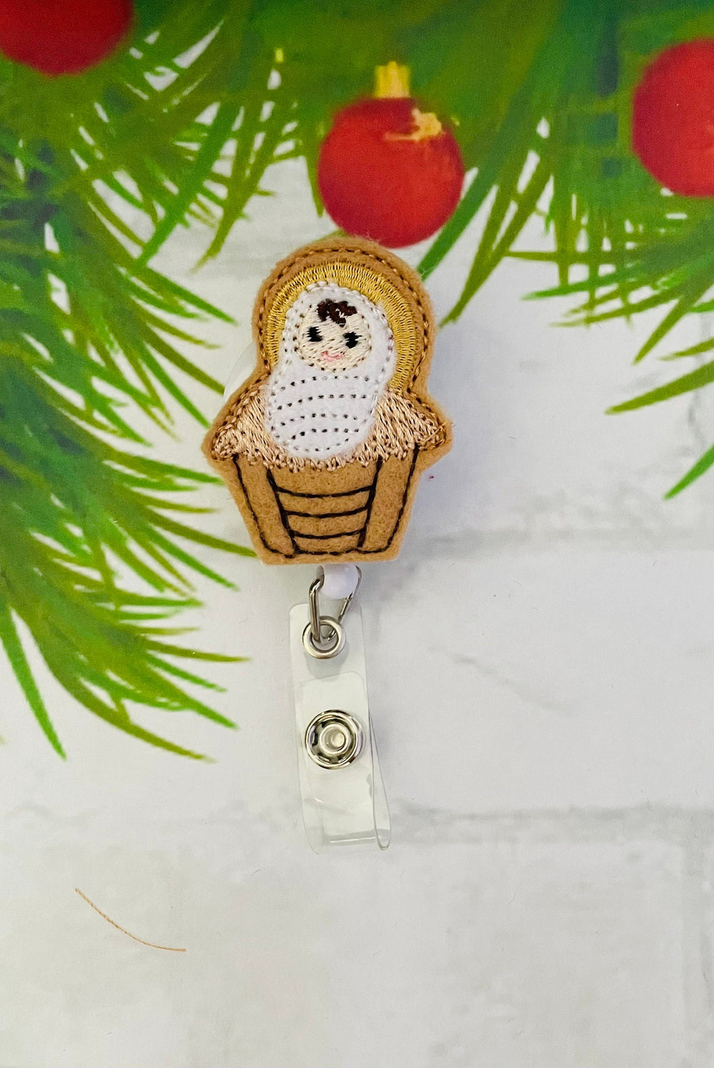 Holiday, Jesus The Reason for the Season Badge Reel & Lanyard