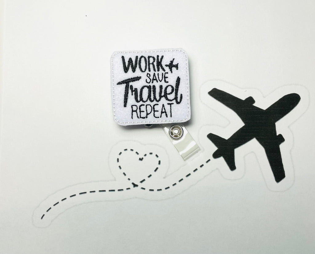 Travel nurse retractable badge reel, – tabbycatclips