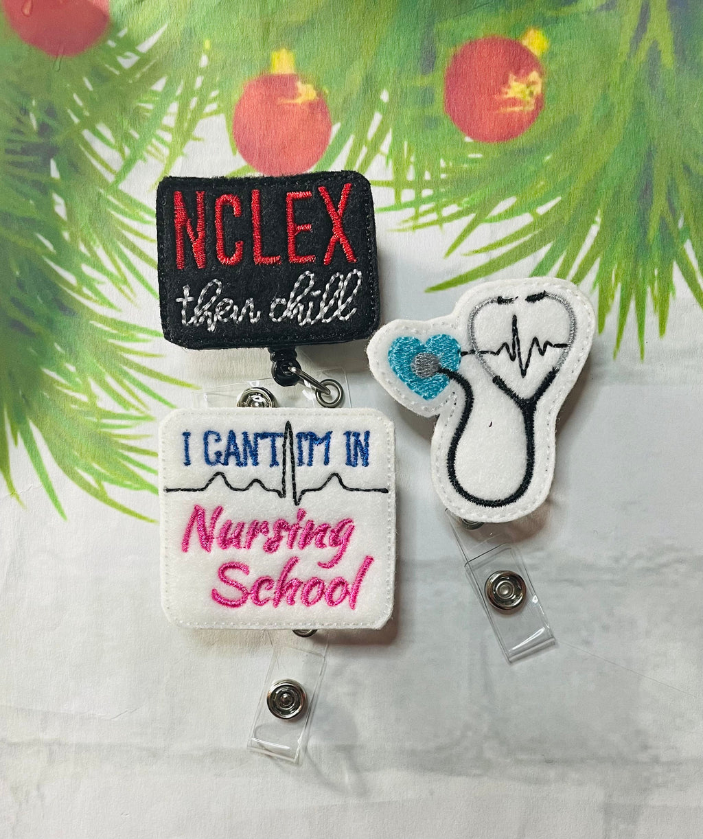Student nurse retractable badge reel gift, gift for college
