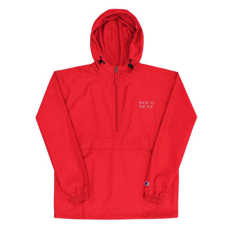 red windbreaker champion