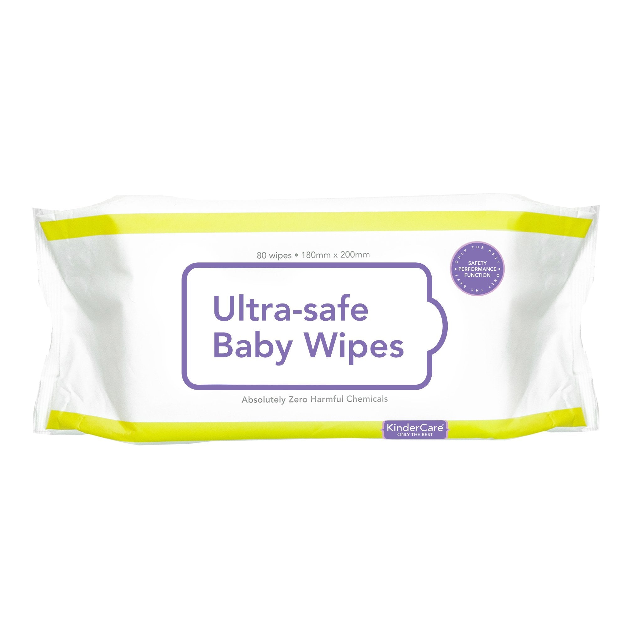 Ultra-Safe Baby Wipes (Pack of 80 Sheets) – Kindercare Worldwide