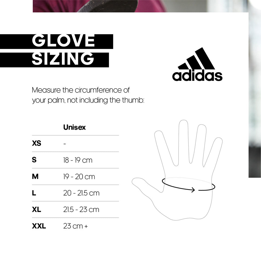 adidas unisex gloves Size Guide