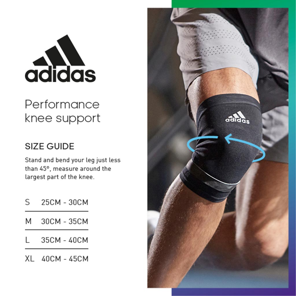 adidas knee support Size Guide