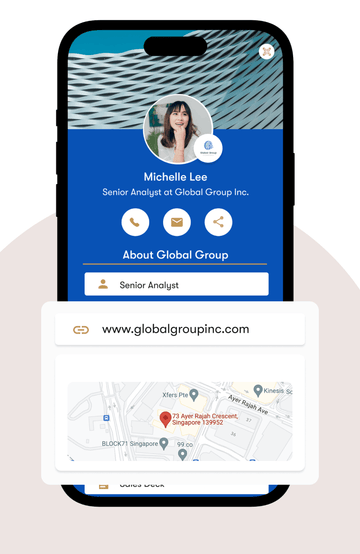 Michelle - One Good Card |Smart Digital Business Card user's profile