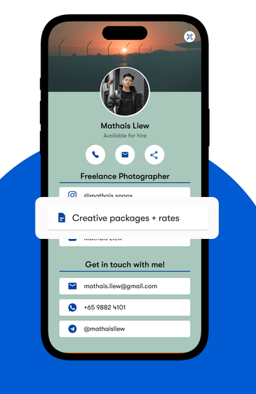 Mathais - One Good Card |Smart Digital Business Card user's profile