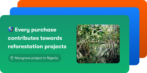 One Good Card pledges every purchase towards reforestation projects