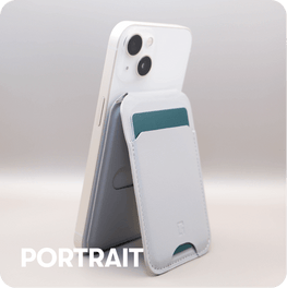 The strong MagSafe grip offers flexibility in viewing angles - switch between portrait and landscape modes.