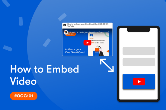 how to embed video on digital profile