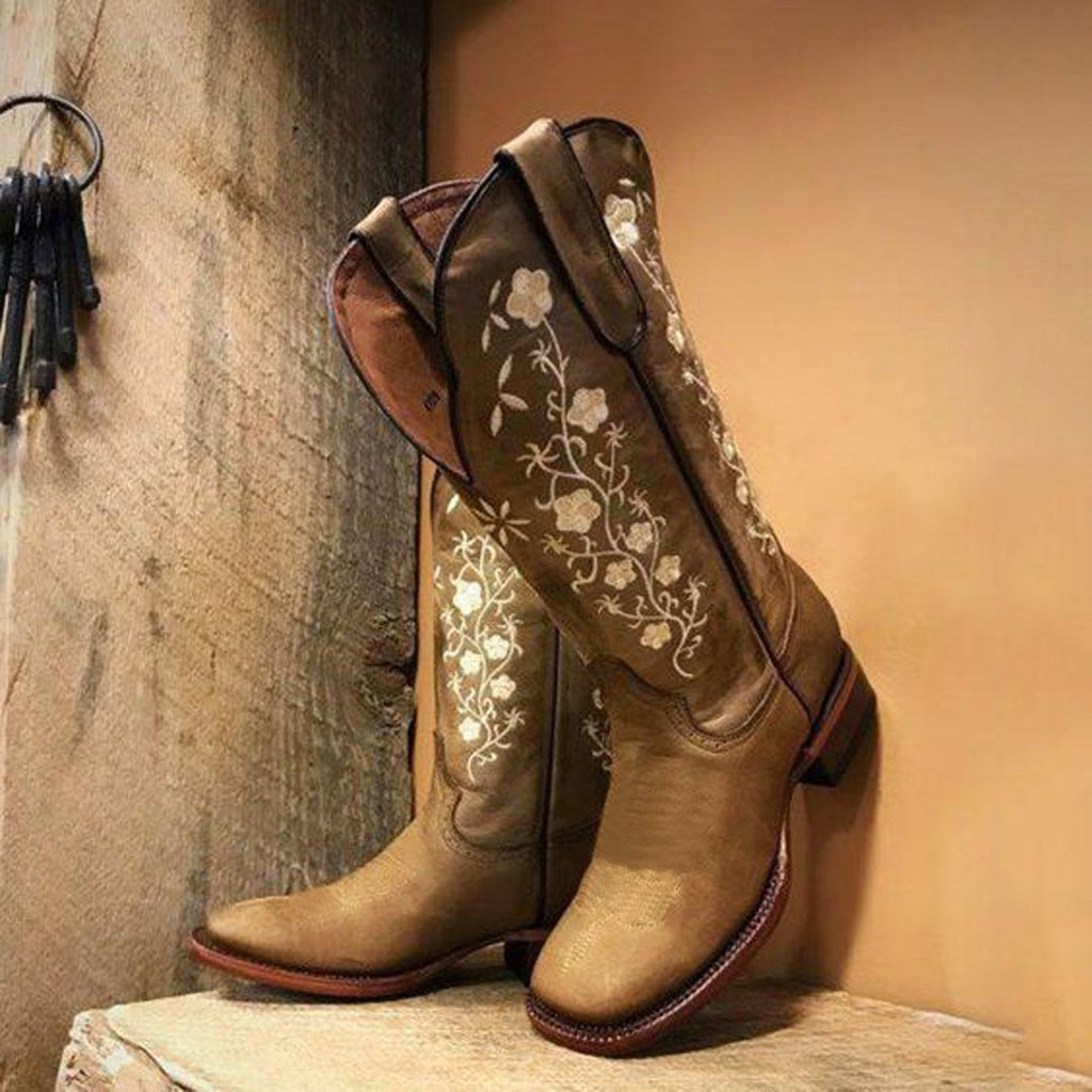 low heel cowboy boots womens