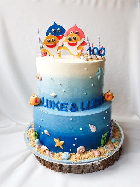 Baby Shark Cake Ethereal Bakes