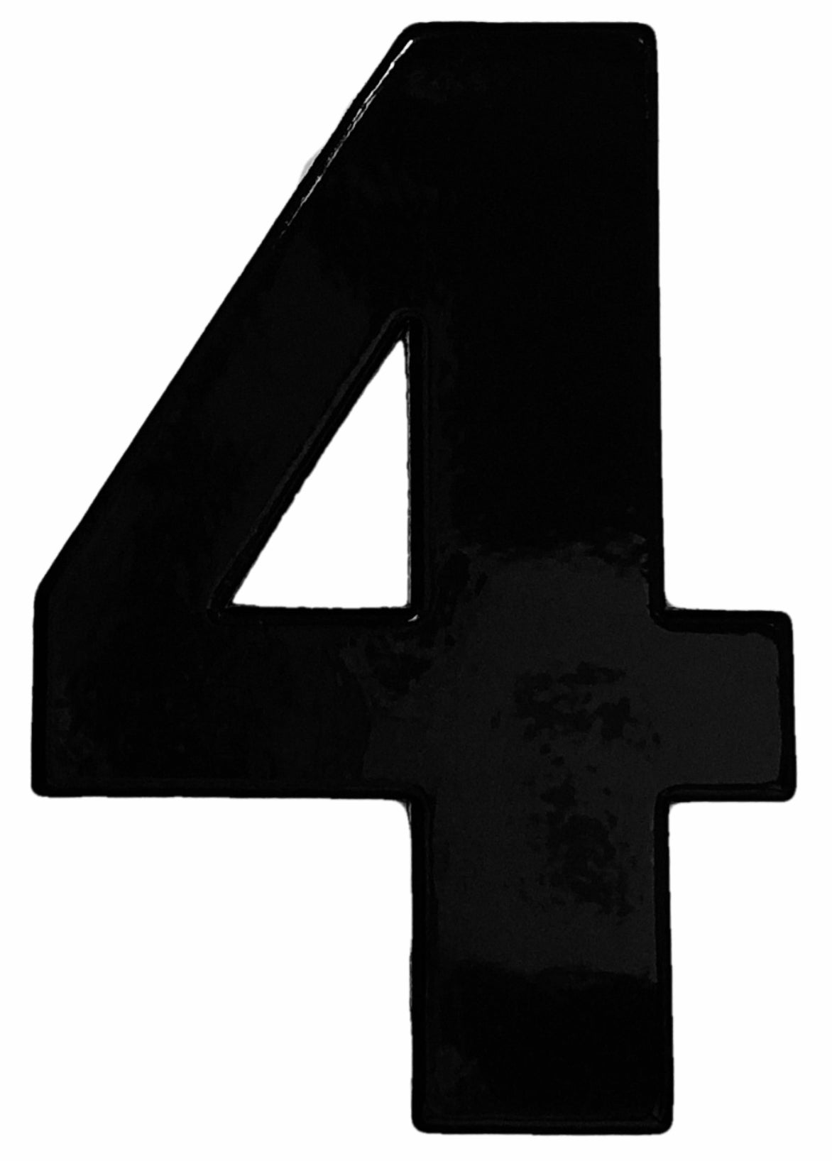 Bold Black Reflective House Number - durable and easy to apply.