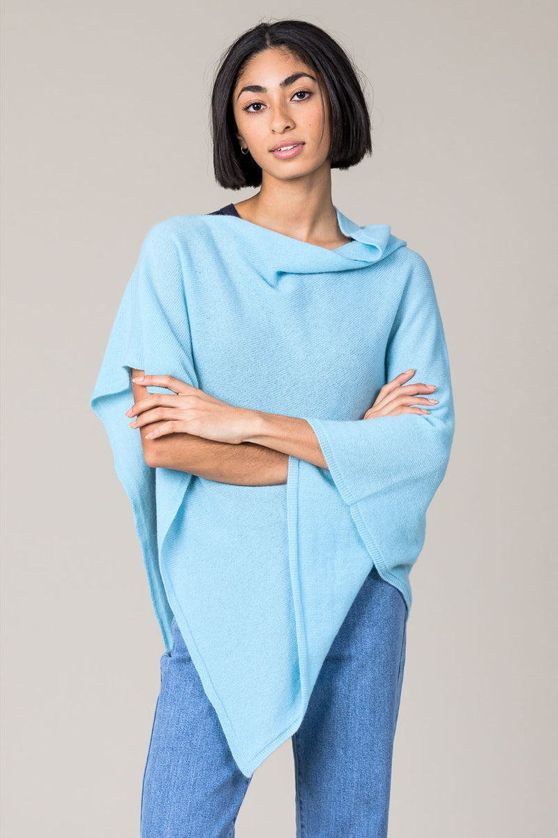 Sandy Bay Cashmere Poncho – Ahipao by Waiheke Cashmere