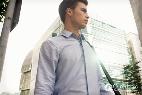 Model with Outerboro Stealth Shirt 