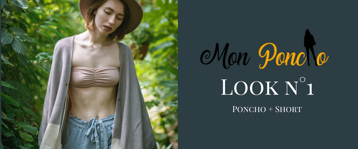 été poncho short