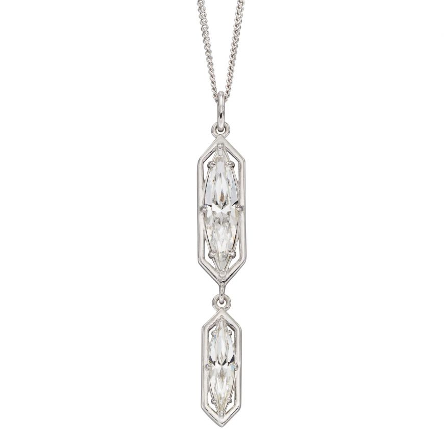 Fiorelli - Caged Navette Pendant With Crystal