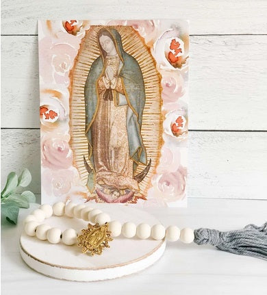 Our Lady of Guadalupe Print + Door Hanger Gift Set - House of Joppa