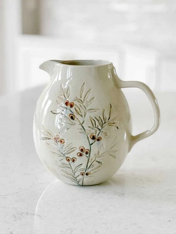 Olive Branch Pitcher