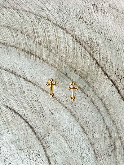 Miraculous Medal Earrings - Jewelry, Gold - Amano House of Joppa