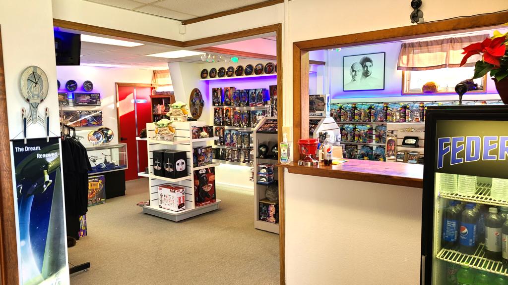 A view of the store as you walk in through the front entrance. 