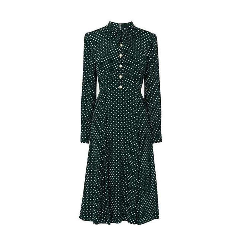 lk bennett polka dot dress