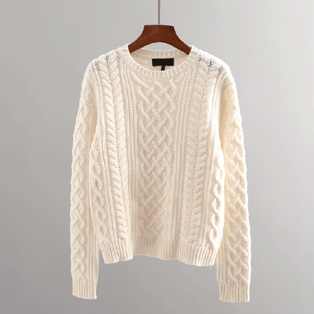 Nili Lotan Jodelle Cable Knit Cashmere Sweater Jumper | Zoom Boutique ...