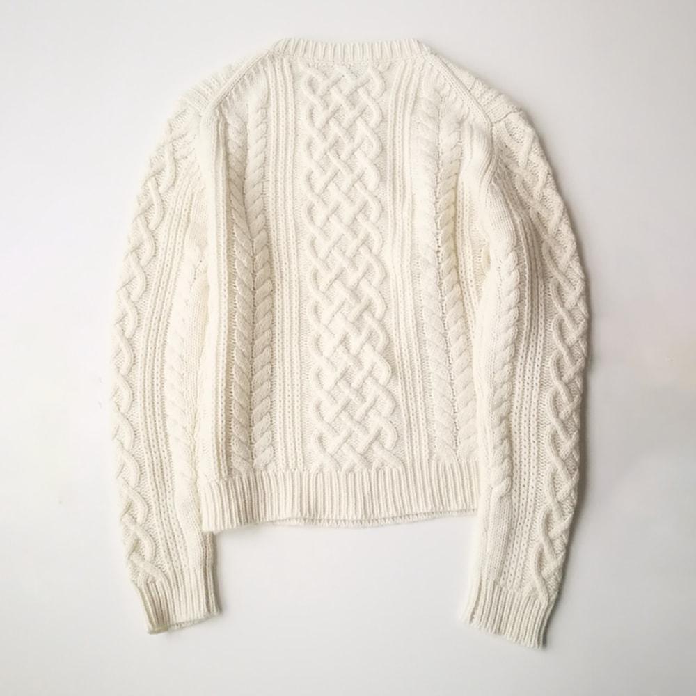 Nili Lotan Jodelle Cable Knit Cashmere Sweater Jumper | Zoom Boutique ...