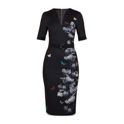 ted baker narrnia bodycon dress