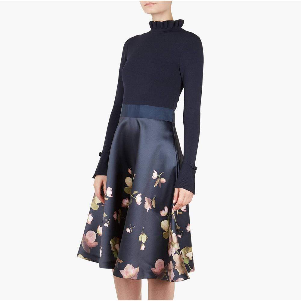 Ted Baker Seema Arboretum Skater Fit Flare Midi Dress | Zoom Boutique ...