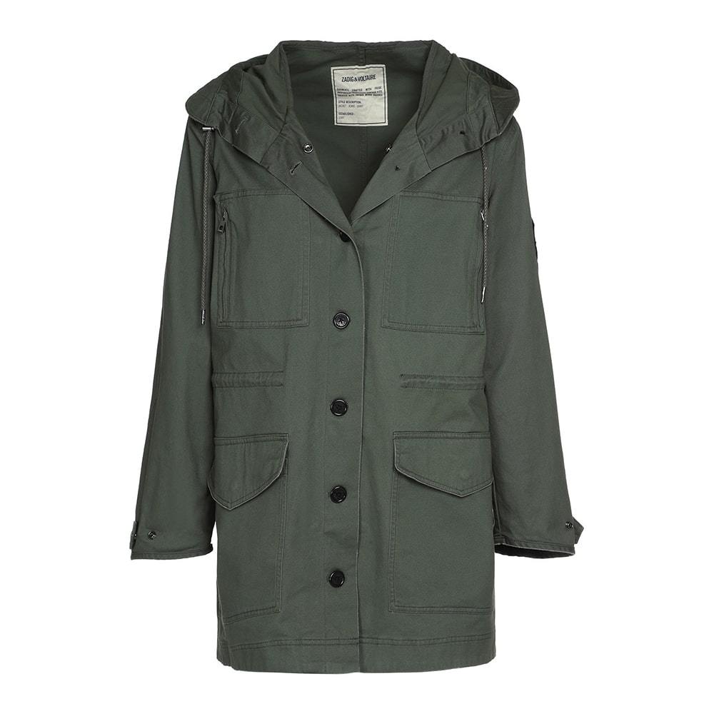 Zadig & Voltaire Kang Mil Removable Inner Hood Parka | Zoom Boutique ...