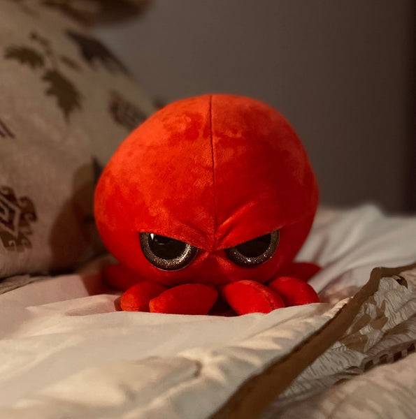 grumpy octopus stuffed animal