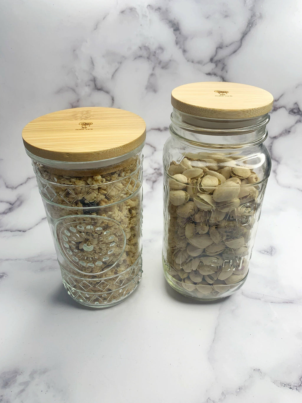 Bamboo Mason Jar Lids — good bottle refill shop