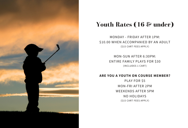 Youth Rates: Foxchase Golf Club, Public Golf Course in Lancaster County