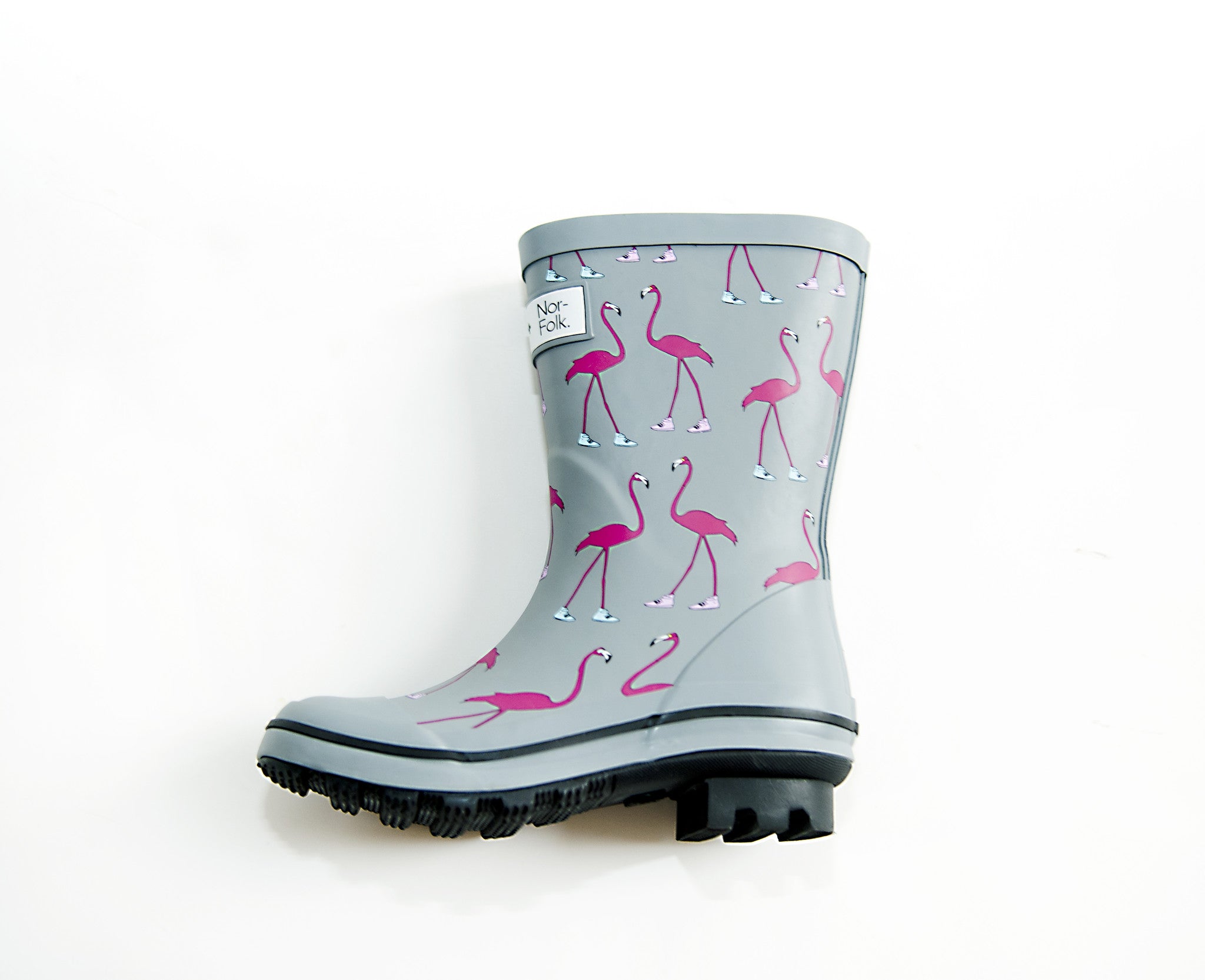 pink flamingo boots